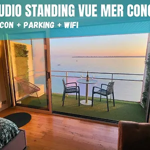 Apartment - L'iroizh - - Vue Panoramique - Standing Des Sables Blancs - Parking - Draps & Serviettes Inclus - Near Thalassotherapy - Wifi -, Concarneau